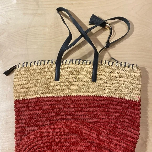 Talbots Red and Tan Shoulder Bag - Picture 6 of 11